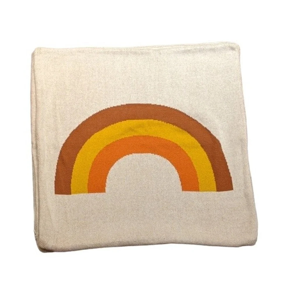 Primitives by Kathy tricolor rainbow pillow covers set of 2